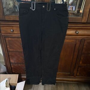 Gloria Vanderbilt Women's Black Straight Leg Jeans